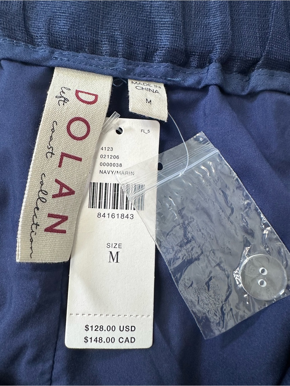 NWT Anthropologie Dolan Sheer Crop Culottes Wide Leg Organza Trousers Pants Navy - Picture 10 of 16